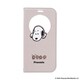 669-979198 [iPhone 16用 CERTA フリップ窓付きダイアリーケース PEANUTS（ピーナッツ） ベージュ/クッキー]