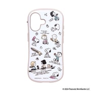41-980699 [iPhone 16用 iFace First Class MagSynq ケース PEANUTS（ピーナッツ） MUNCH・TIME・総柄]