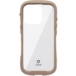 41-979709 [iPhone 16 Pro用 iFace Reflection 強化ガラスクリアケース ベージュ]