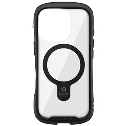 41-980064 [iPhone 16 Pro用 iFace Reflection MagSynq 強化ガラスクリアケース ブラック]
