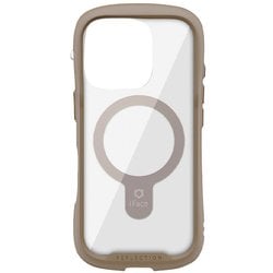 41-980088 [iPhone 16 Pro用 iFace Reflection MagSynq 強化ガラスクリアケース ベージュ]