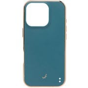 669-978955 [iPhone 16 Pro用 salisty マットカラー 耐衝撃 ハードケース ターコイズ]