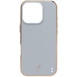 669-978979 [iPhone 16 Pro用 salisty マットカラー 耐衝撃 ハードケース パウダーブルー]
