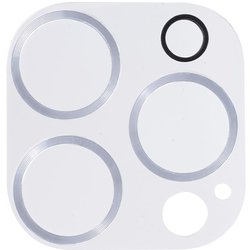 41-982938 [iPhone 16 Pro/16 Pro Max用 iFace Tempered Glass Camera Lens Protector 強化ガラス カメラレンズプロテクター メタルシルバー]