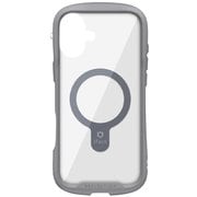 41-980125 [iPhone 16 Plus用 iFace Reflection MagSynq 強化ガラスクリアケース グレー]