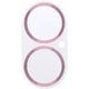 41-982921 [iPhone 16/16 Plus用 iFace Tempered Glass Camera Lens Protector 強化ガラス カメラレンズプロテクター メタルピンク]