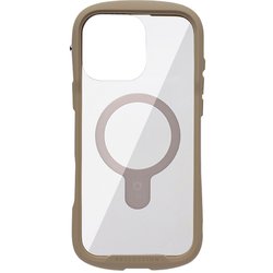 41-980187 [iPhone 16 Pro Max用 iFace Reflection MagSynq 強化ガラスクリアケース ベージュ]