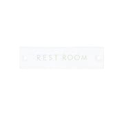 psignplate [サインプレート RESTROOM ホワイト]
