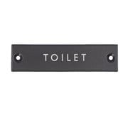 psignplate [サインプレート TOILET ブラック]