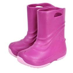 pkeb520 [POOKIES プーキーズ PK-EB520 キッズ・ジュニアレインブーツ 16-17cm ピンク]