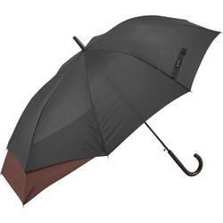 amusant sous la pluie 伸びる傘 60cm BACK PROTECT 長傘60cm ブラック/ブラウン myback