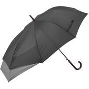 myback [amusant sous la pluie 伸びる傘 60cm BACK PROTECT 長傘60cm ブラック/グレー]