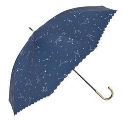 晴雨兼用日傘 50cm 長傘 晴雨兼用傘50cm 19360.スターサインNV myblack50
