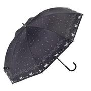 myblack50 [晴雨兼用日傘 50cm 長傘 晴雨兼用傘50cm ウォーキングキャッツBK]