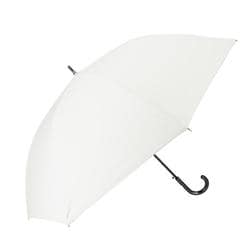 晴雨兼用傘 ブラックコーティング 65cm 長傘 長傘 ホワイト myblack65