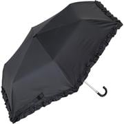 myblackfold50 [晴雨兼用日傘 50cm 折りたたみ傘 晴雨兼用傘50cm フリルBK]