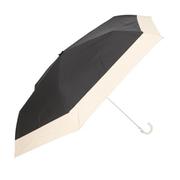 myblackfold50 [晴雨兼用日傘 50cm 折りたたみ傘 晴雨兼用傘50cm パステルボーダーBK]