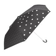 myblackfold50 [晴雨兼用日傘 50cm 折りたたみ傘 晴雨兼用傘50cm ドットコンビBK]