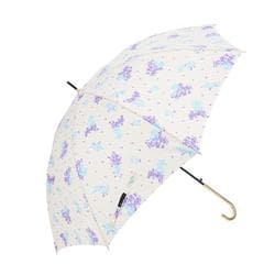 amusant sous la pluie 60cm スリム 耐風長傘 8mm UVプロテクション 13630.ミモザ ベージュ mytaifu8uv