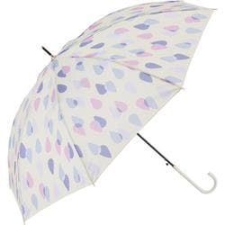 amusant sous la pluie 60cm スリム 耐風長傘 UVプロテクション 晴雨兼用長傘 サークルドロップPU mytaifu8uv2