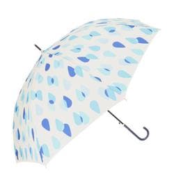 amusant sous la pluie 60cm スリム 耐風長傘 UVプロテクション 晴雨兼用長傘 サークルドロップSKY mytaifu8uv2