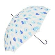 mytaifu8uv2 [amusant sous la pluie 60cm スリム 耐風長傘 UVプロテクション 晴雨兼用長傘 サークルドロップSKY]