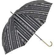 mytaifu8uv2 [amusant sous la pluie 60cm スリム 耐風長傘 UVプロテクション 晴雨兼用長傘 パッチワークBK]