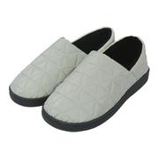 mocshoesladies [ZIP モックシューズ レディース L（約24～25cm） ライトグレー]