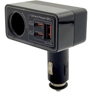 X-340 [USBチャージャー 充電器 DCソケット＋Type-C×2＋USB-A]