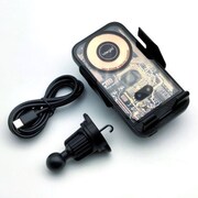 X-342 [スケルトン スマホホルダー エアコン/ワイヤレス充電]
