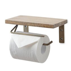トイレットペーパーホルダー シングル アンティークゴールド paperholders