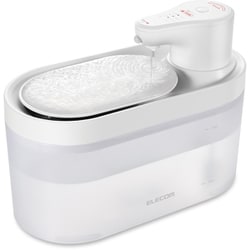 水飲み器 自動 給水器 猫 / 犬 用 コードレス 大容量 2.5L 静音 省エネ 動作検知センサー お手入れ簡単 軟水化・塩素除去 フィルター付 電池残量低下お知らせランプ付 健康管理 サイレントアクア ホワイト PET-WD03WH