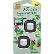 車用芳香 消臭 脱臭剤 ファブリーズ イージークリップ ベルガモットウッド 2個パック 2.4ml×2