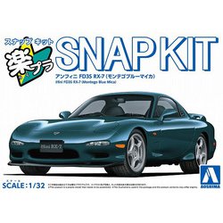 楽プラ スナップキット No.4-MB 1/32 アンフィニ FD3S RX-7 モンテゴブルーマイカ [組立式プラスチックモデル]