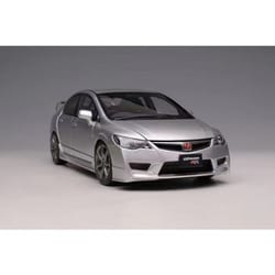 M85410 1/18 ホンダ Civic Type R FD2 2007 Early Version SUPER PLATINUM METALLIC SILVER [ダイキャストミニカー]