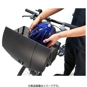 盗難防止フロントバスケット リング錠付 ブラック 48731