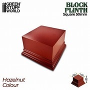 GSWD-4954 正方形展示台 5×5cm ヘーゼルナッツブラウン [模型用ディスプレイ用品]