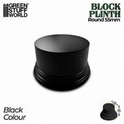 GSWD-4955 円形展示台 直径5.5cm ブラック [模型用ディスプレイ用品]