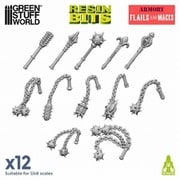 GSWD-12793 3Dプリントセット フレイルとメイス [プラモデル用パーツ]