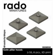 RDM35B06 1/35 汎用 柱頭の屋根 8個入 [プラモデル用パーツ]