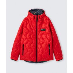 リバーシブルビレイジャケット REVERSIBLE BELAY JACKET WT24120SK RED×CLIMB Mサイズ [アウトドア 中綿ウェア ユニセックス]