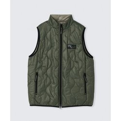 リバーシブルビレイベスト REVERSIBLE BELAY VEST WT24121SK OLV×BEG Mサイズ [アウトドア ベスト ユニセックス]