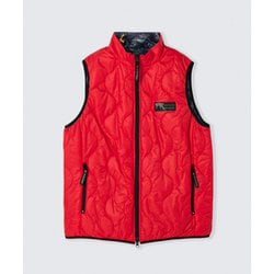 リバーシブルビレイベスト REVERSIBLE BELAY VEST WT24121SK RED×CLIMB Lサイズ [アウトドア ベスト ユニセックス]