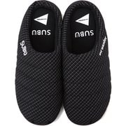 SUBU × and wander reflective rip permanent sandal 5744988334 010 black サイズ1(24-25.5cm) [サンダル メンズ]