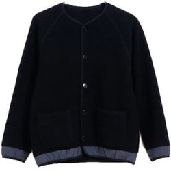 ウールボアカーディガン WOOL BOA CARDIGAN 321079 BLK Lサイズ [アウトドア カーディガン メンズ]