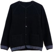 ウールボアカーディガン WOOL BOA CARDIGAN 321079 BLK Lサイズ [アウトドア カーディガン メンズ]