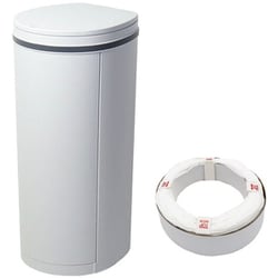 80101-B01A [DEO・PAIL（デオペール） 21L おむつ処理ポット 抗菌防臭 専用カセット1個付 ライトグレー]