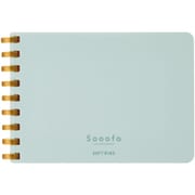 ソフトリングスーファ(Sooofa)方眼 A7 80枚 青 メ-SV778S4-LB