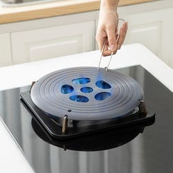 男性に人気！ ヨドバシ.com - 霜山 05O3X6F263DRA [アルミ製焦げ防止 五徳 工芸品