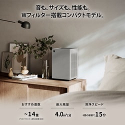 SHARP プラズマクラスター 空気清浄機 グレー系 FU-T40(H) 推奨品】シャープ FU-T40 空気清浄機 プラズマクラスター7000
